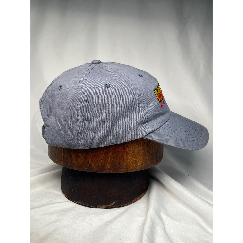 Mecum Auctions Hat Gray KC Caps Embroidered Sold Logo Adjustable Dad Cap Mens - Picture 4 of 6